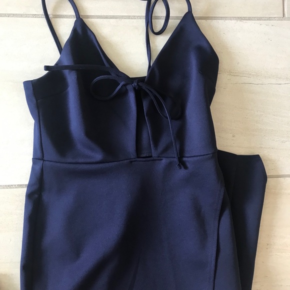 ASOS Dresses & Skirts - ASOS Size 4 Navy Tie Dress. NWT